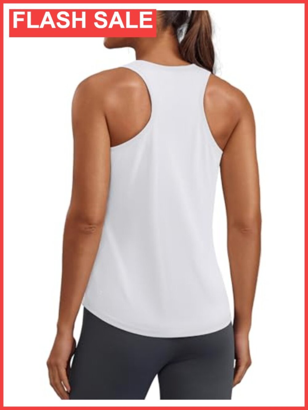 UPF 50+ Racerback Tank Top Quick Dry Workout Activewear